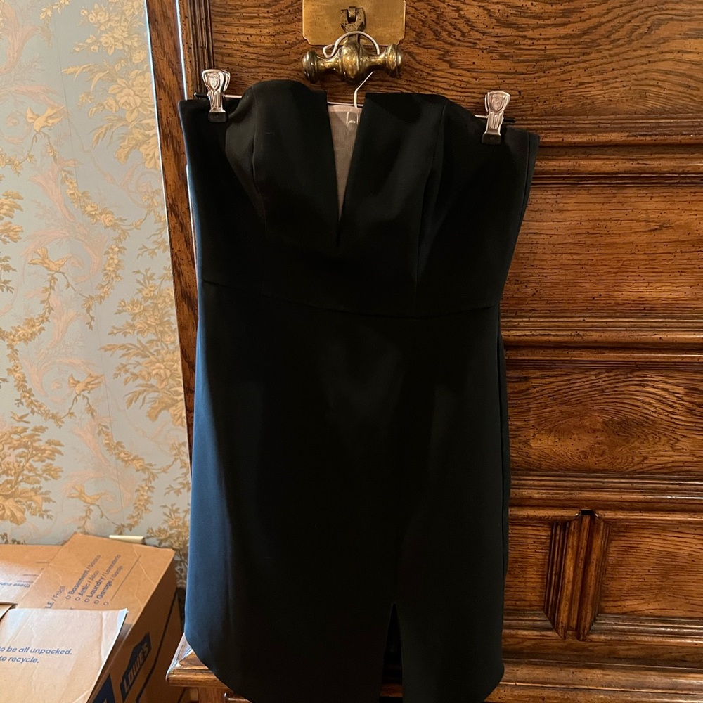 Strapless Black Cocktail dress